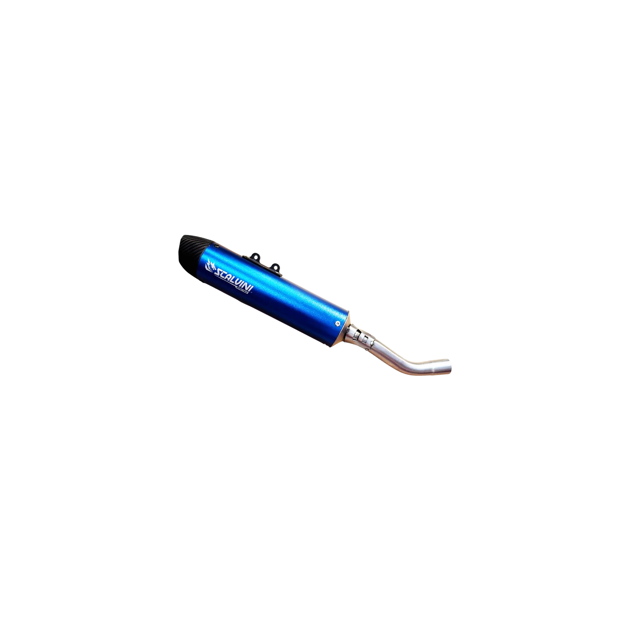 Silenziatore Scalvini blu + fondello carbonio | TM SMR 125 FI 22-24