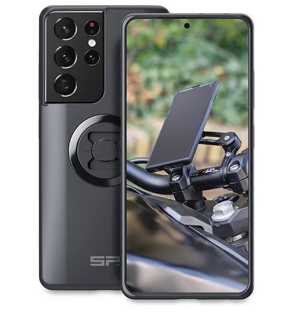 KIT porta cellulare moto SP Connect S21 ULTRA Moto Bundle Attacco + Custodia + Cover antipioggia