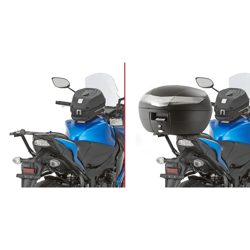 SPEZIFISCHER TOPCASE TRÄGER GIVI FÜR TOPCASE MONOKEY/MONOLOCK SUZUKI GSX-S 1000 2015-2020