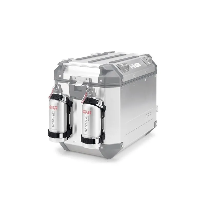 SUPPORTO IN ACCIAIO PER BORRACCE PER VALIGIE LATERALI GIVI TREKKER DOLOMITI