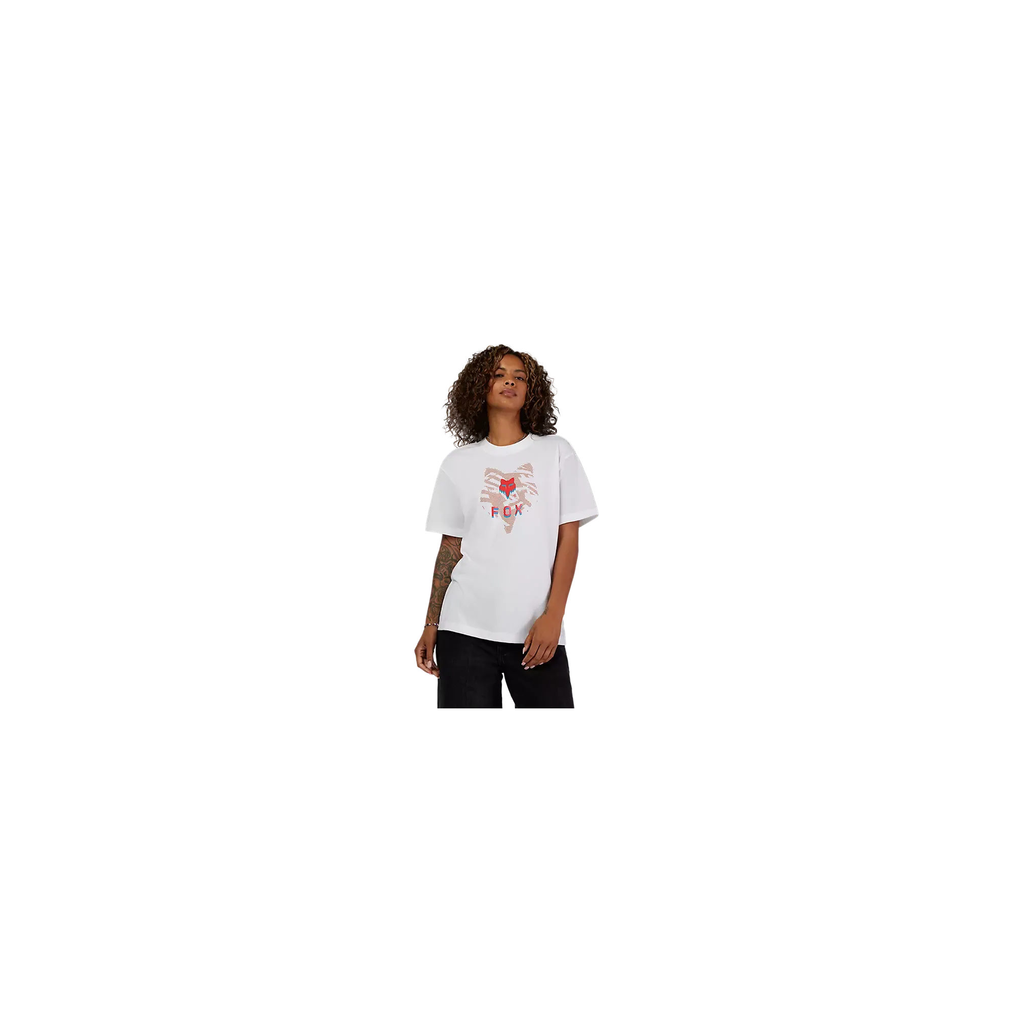 T-shirt FOX Elevated Future da Donna Bianca