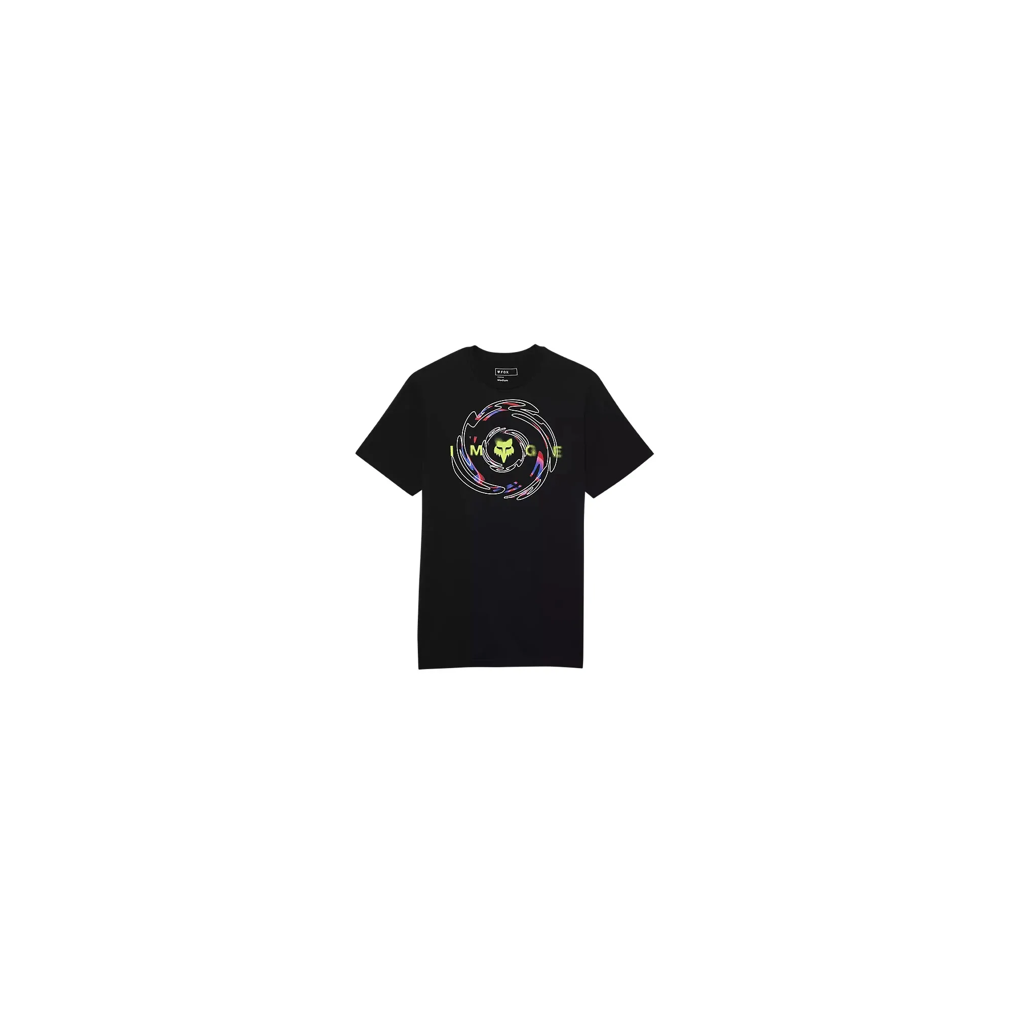 T-Shirt Fox Energy Face Premium nera