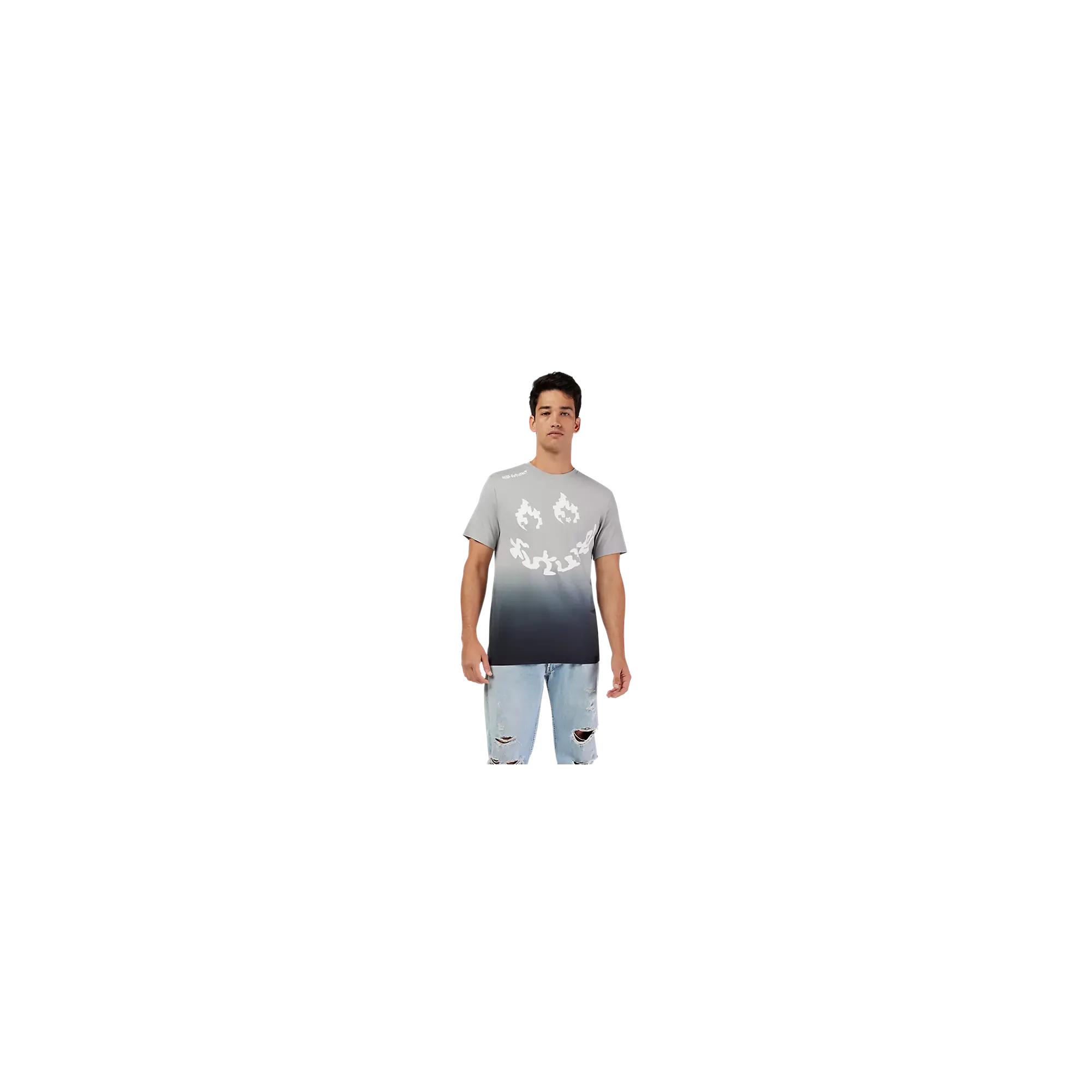 T-Shirt Fox Hello Prem Tee Steel Grey