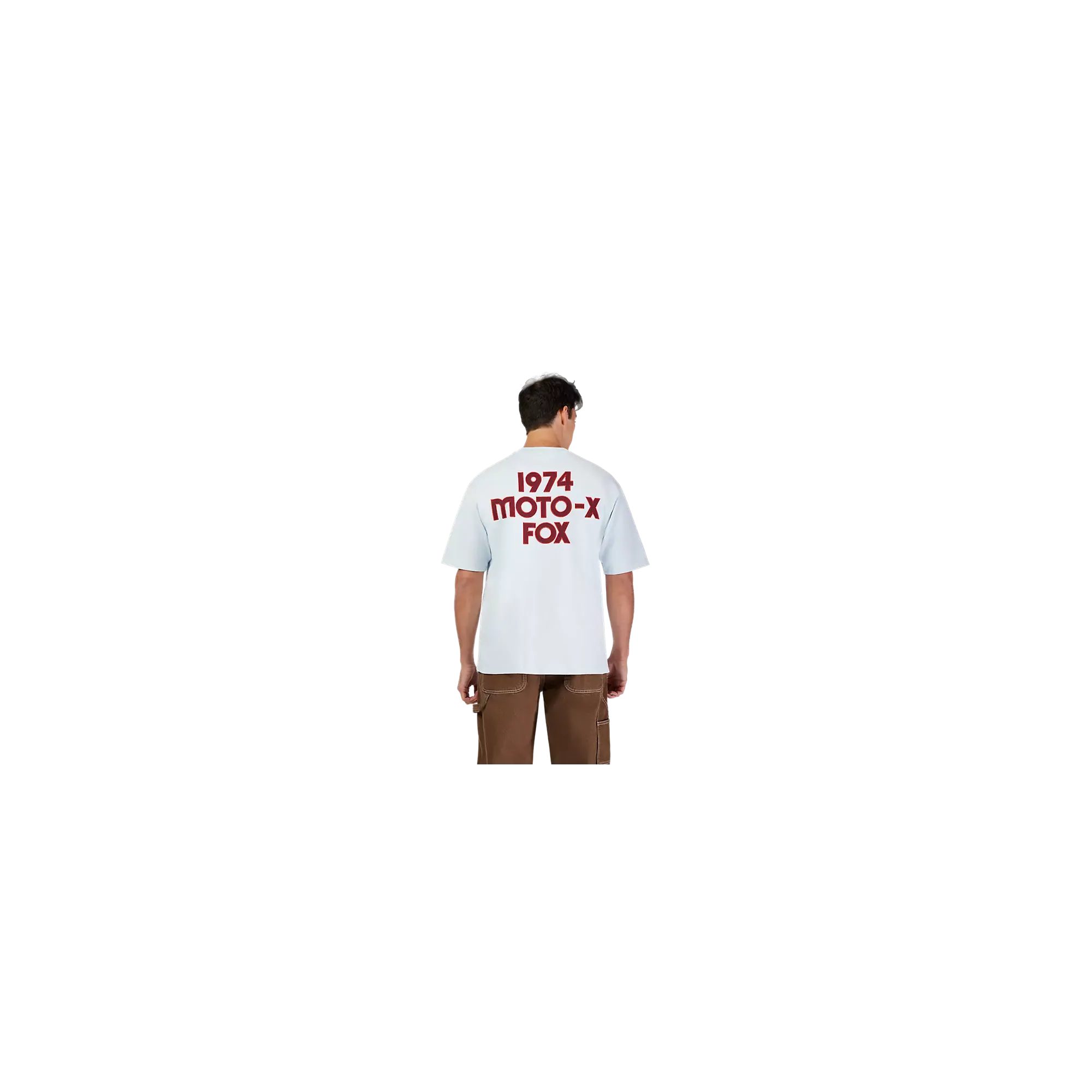T-Shirt Fox Moto-X Oversized Pale Blue