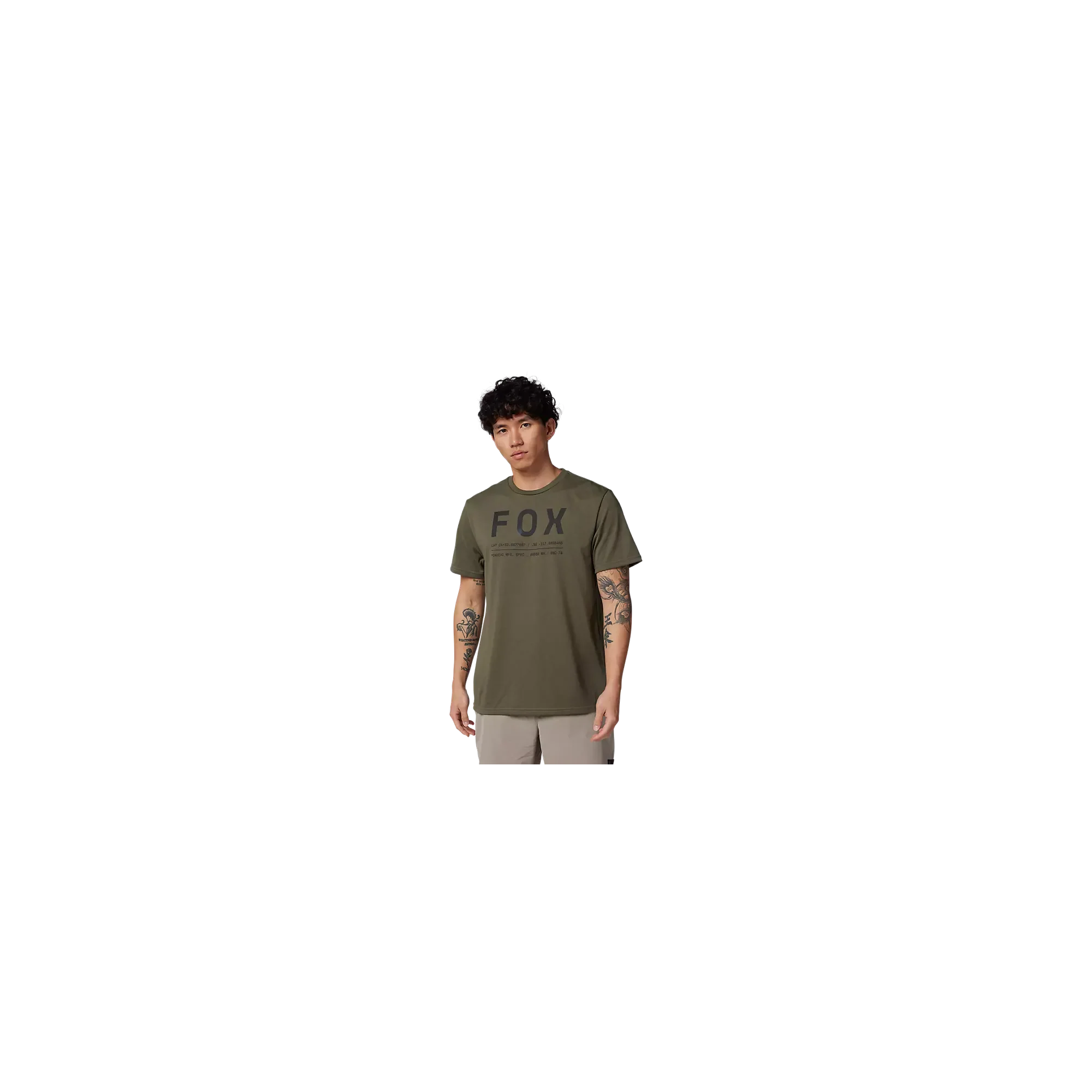 T-Shirt Fox SS Non Stop Tech Verde Oliva