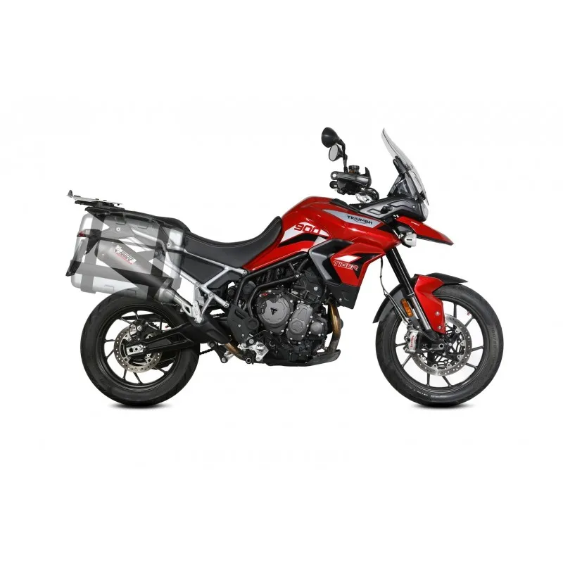 TERMINALE MIVV OVALE TRIUMPH TIGER 900 RALLY PRO 2021-2023, OMOLOGATO CARBONIO