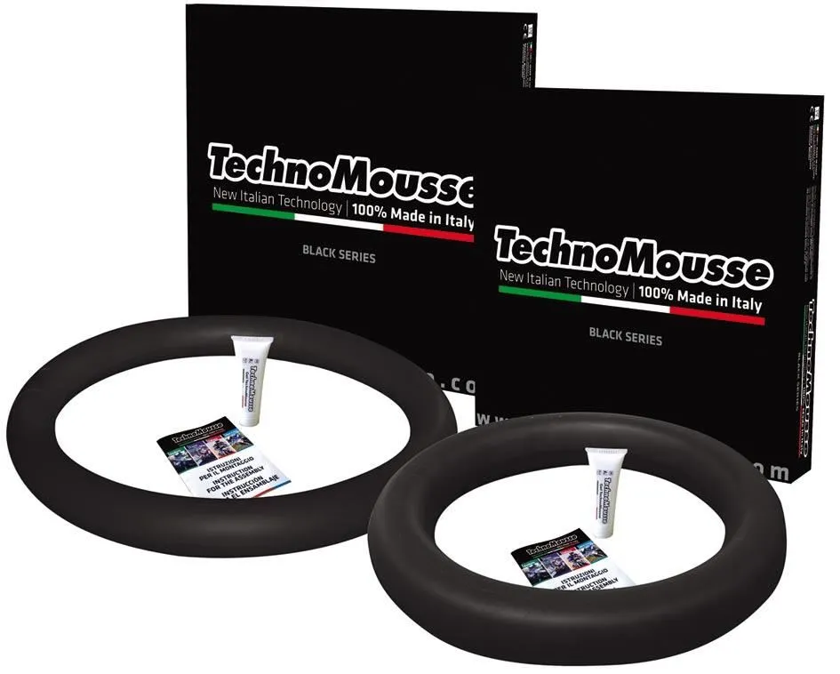 Treno Mousse TechnoMousse modello ENDURO anteriore 80/100-21 + posteriore 140/80-18 BLACK SERIES