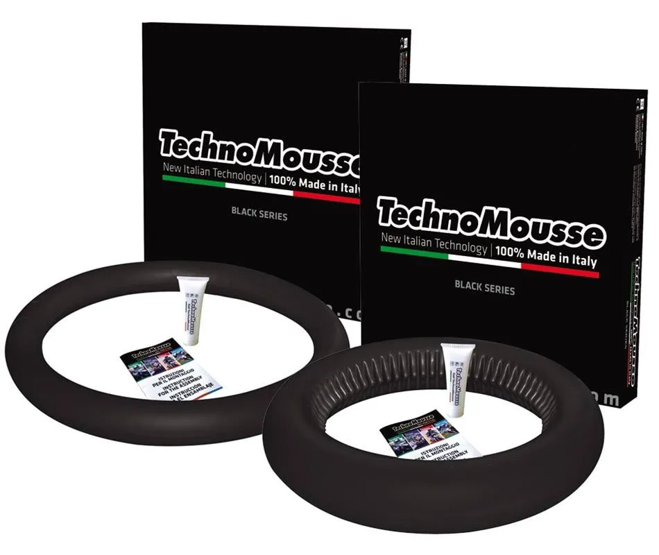 Treno Mousse TechnoMousse modello SAHARA anteriore 90/90-21 + posteriore 140/80-18 BLACK SERIES