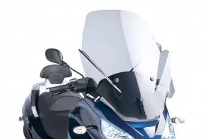 CUPOLINO V-TECH LINE TOURING PIAGGIO MP3 TOURING 400/ 300ie/ LT/ BUSINESS 500/300ie/LT/SPORT 500ie/LT 12-15 FUME' CHIARO cod. 5888H