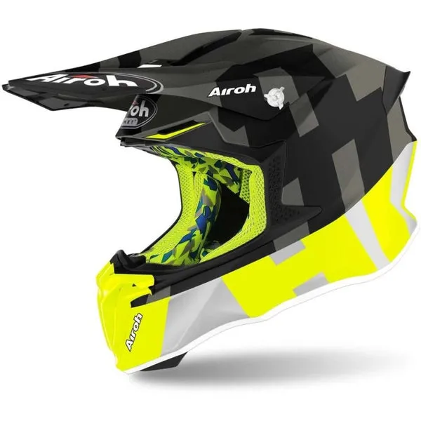 Casco Moto Cross Enduro Airoh TWIST 2.0 Frame Rosso Opac, TG. L. (Copia)-
